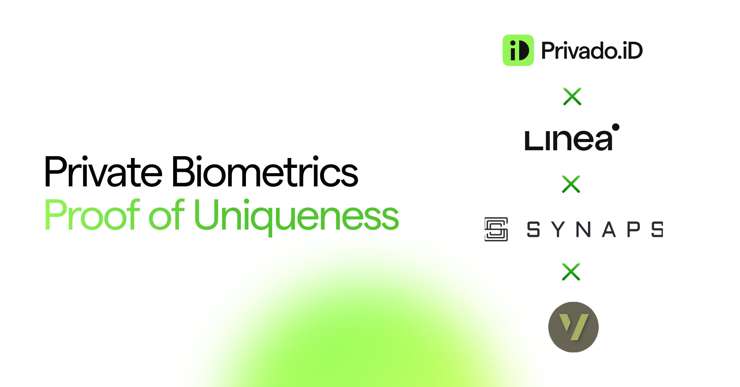 First Private Biometric Proof of Uniqueness on Linea Blockchain by Synaps, Verax & Privado ID